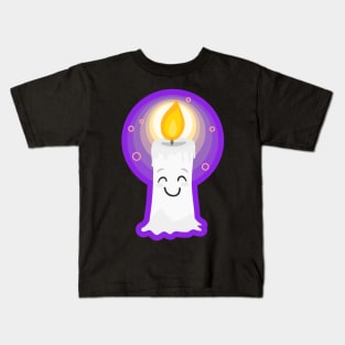 Cute Candle Drawing Kids T-Shirt